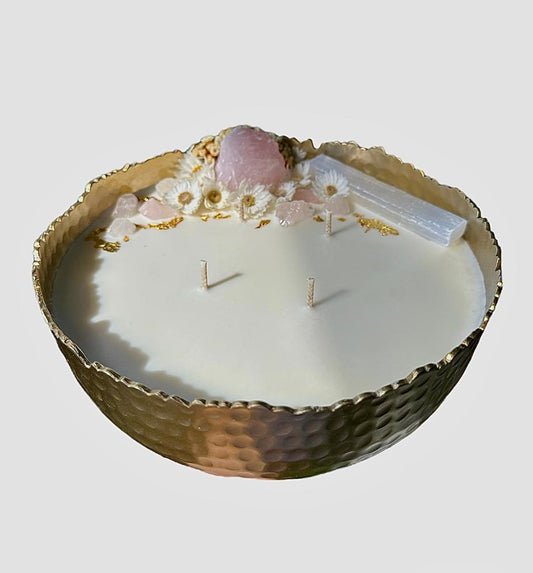 Gold Decorative Luxe Candle