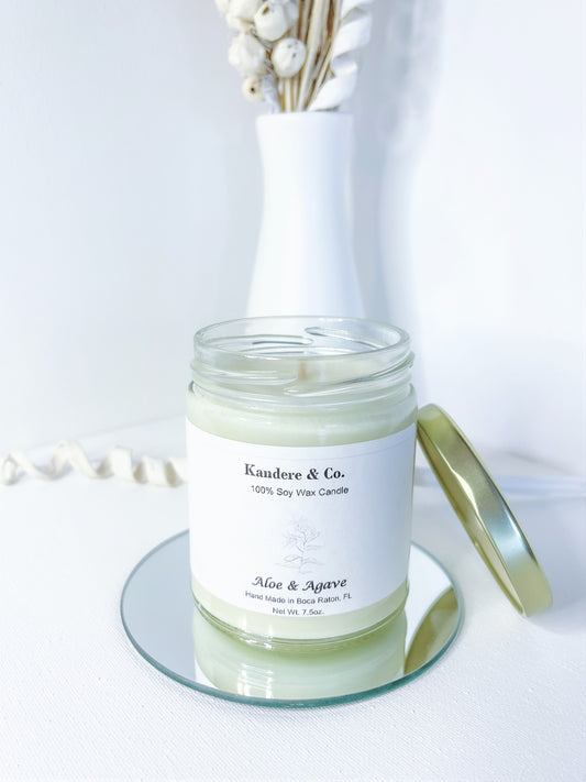 Aloe & Agave Soy Wax Candle