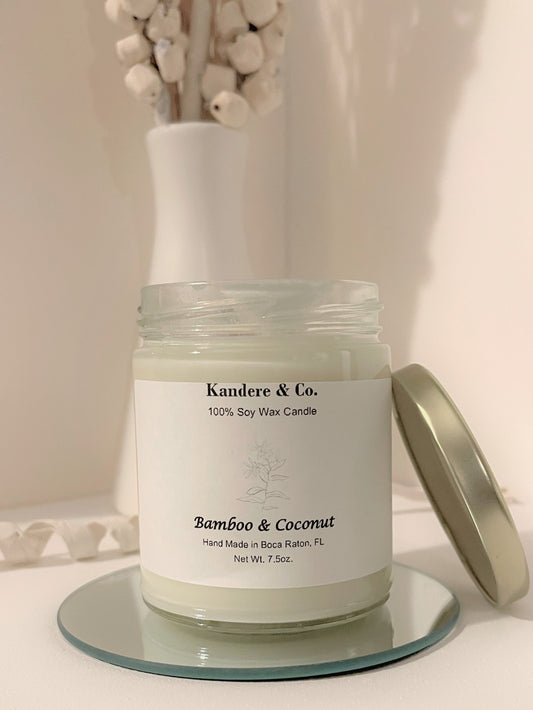 Bamboo & Coconut Soy Wax Candle