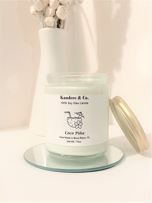 Coco Piña Soy Wax Candle