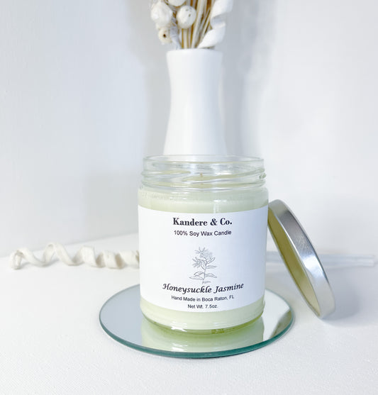 Honeysuckle Jasmine Soy Wax Candle