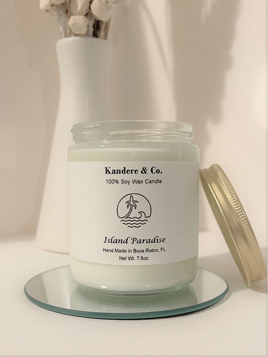 Island Paradise Soy Wax Candle